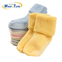 3pairs a lot mother kids baby clothing socks leg warmers unisex all season suitable floor wear antislid socks for 0 3 year baby