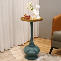 coffee table floor decorative small tea table with spiral edge living room furniture for home large circular ornament sculpture