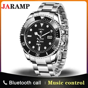 jaramp smart watch men bluetooth call music player smartwatch mens for xiaomi huawei ios phone waterproof sports fitness tracker free global shipping