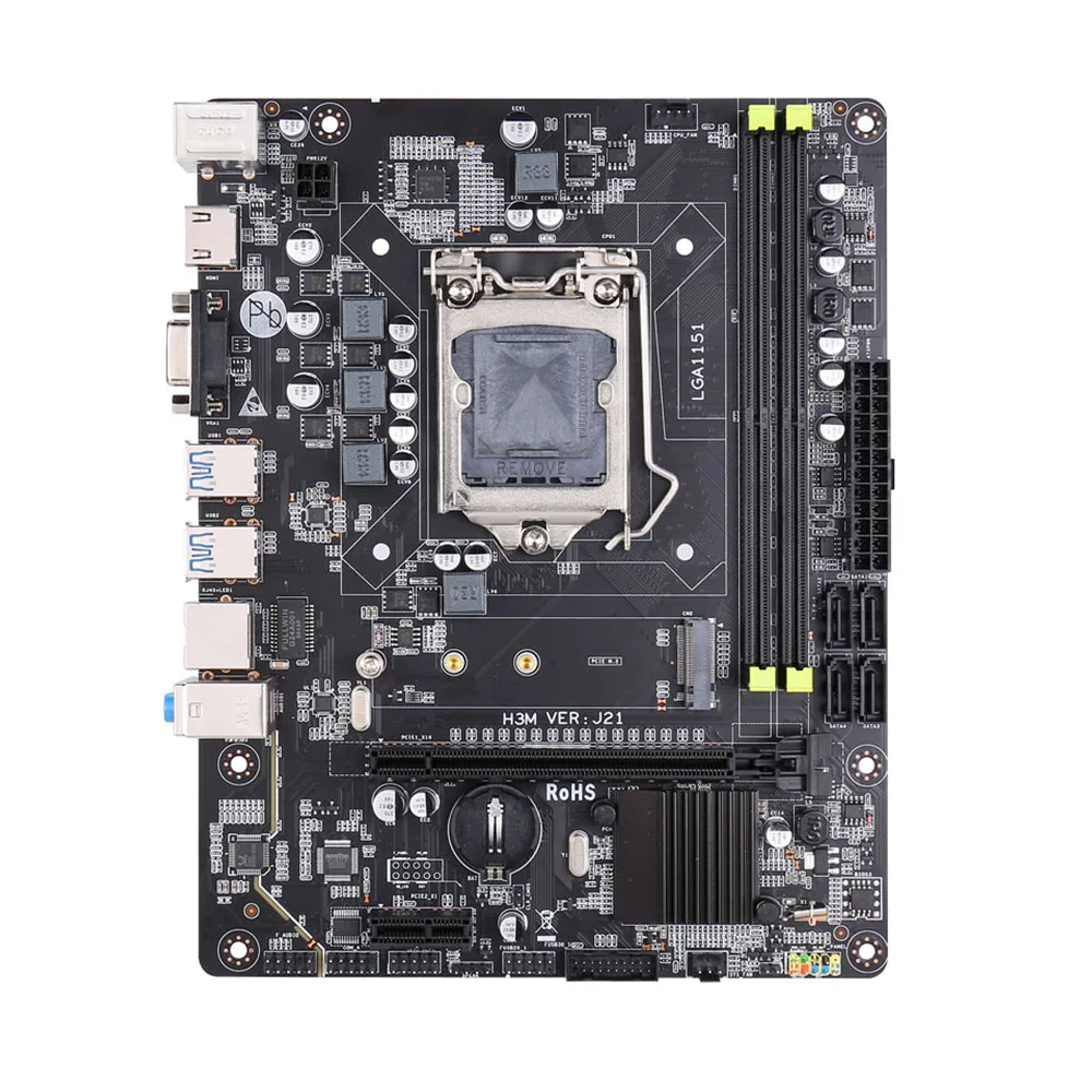 

Computer Motherboard M-ATX DDR4 RAM Memory USB 3.1 SATA 3.0 Slot Gigabit Ethernet Desktop Mainboard for LGA 1151 I3 I5 I7 CPU