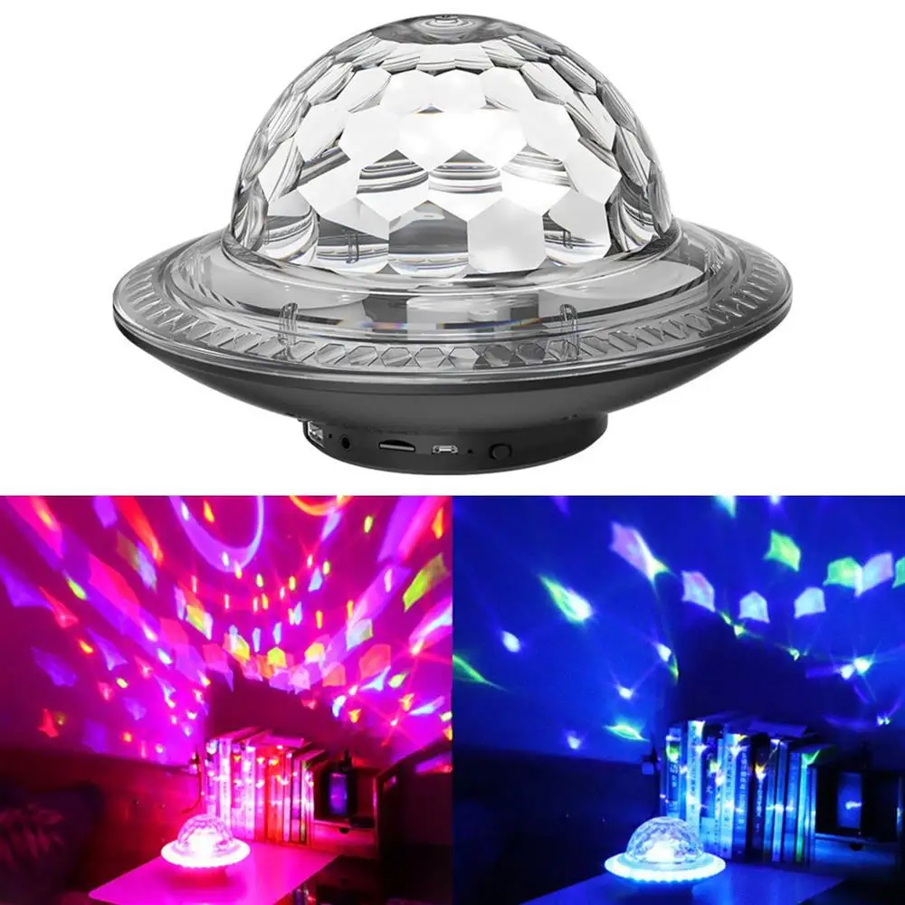 

2021 New LED Colorful Stage Lights Wireless Audio Card KTV Creative Speakers Built-in Lithium Battery Speaker Bluetooth Speaker