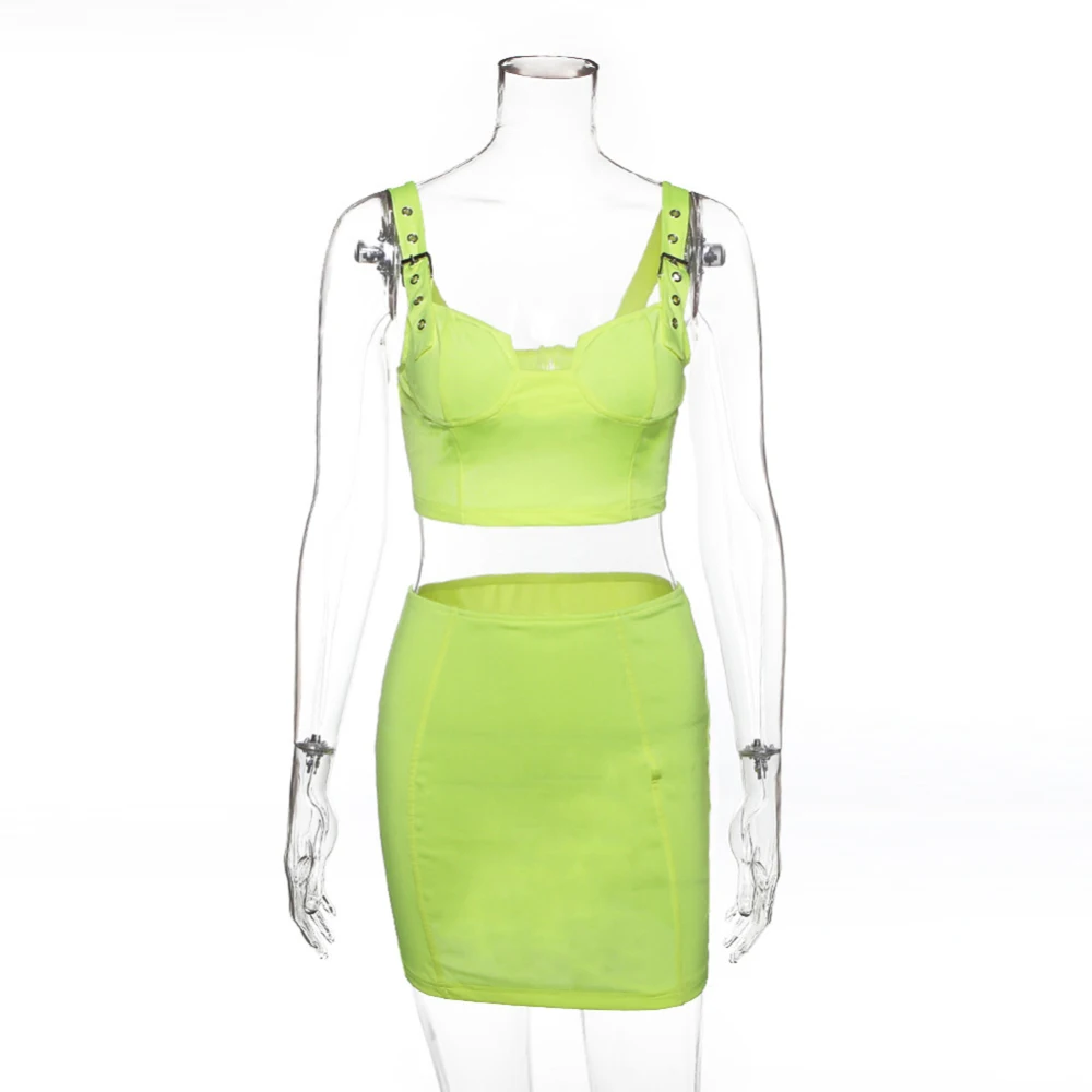 Женский Атласный топ в стиле панк с регулируемыми бретельками короткий и мини