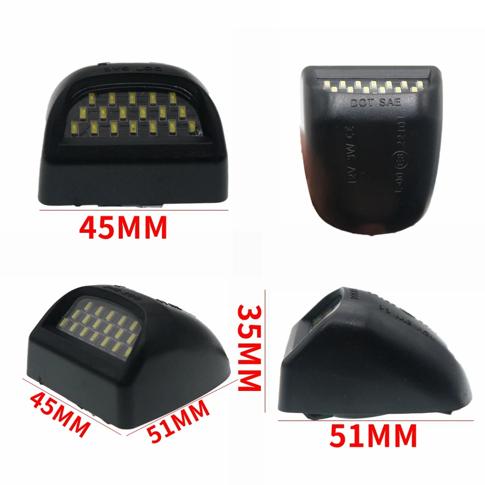 1 шт. автомобильный Грузовик 18-SMD подсветка номерного знака для Chevrolet Chevy Silverado