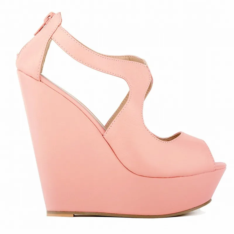 

202 European and sk American ladies fashion wedge heel waterproof casual sandals 1599