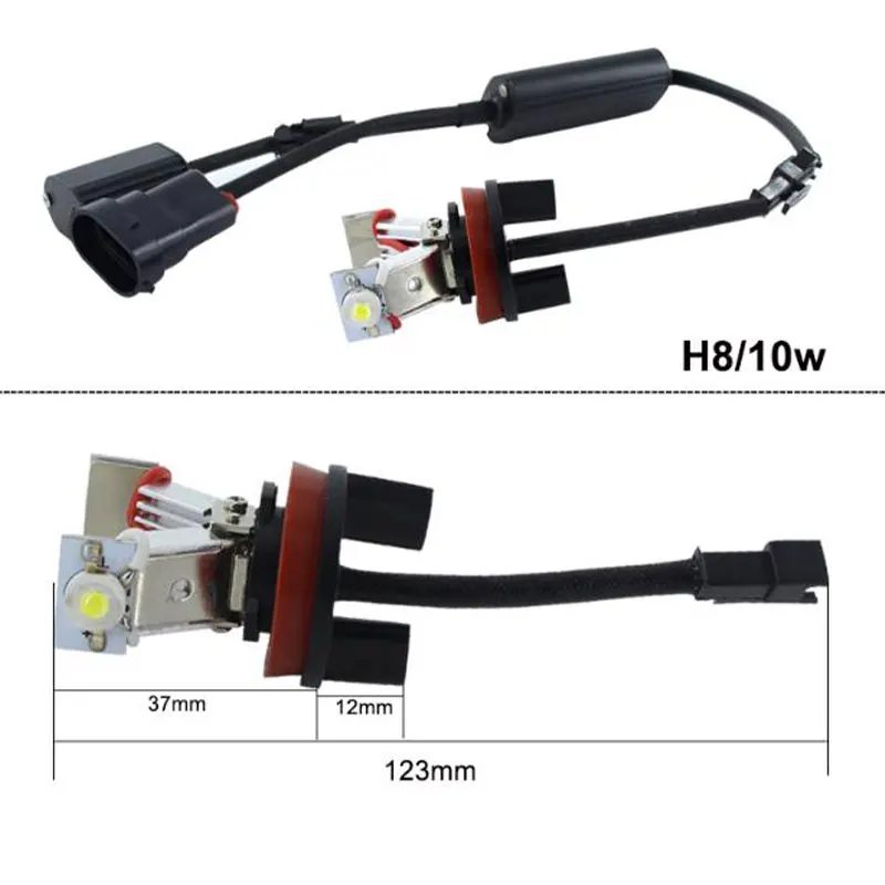 2 шт. светодиодный Ангельские глазки пульт дистанционного управления для BMW 1 3 5 6 7