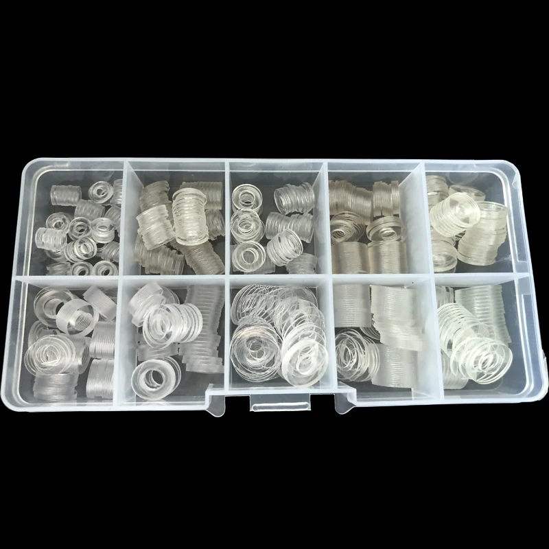 500PCS PVC Washers M3 M4 M5 M6 Soft Plastic Gasket Transparent Insulation Flat Paded For Screws Assortment Kits