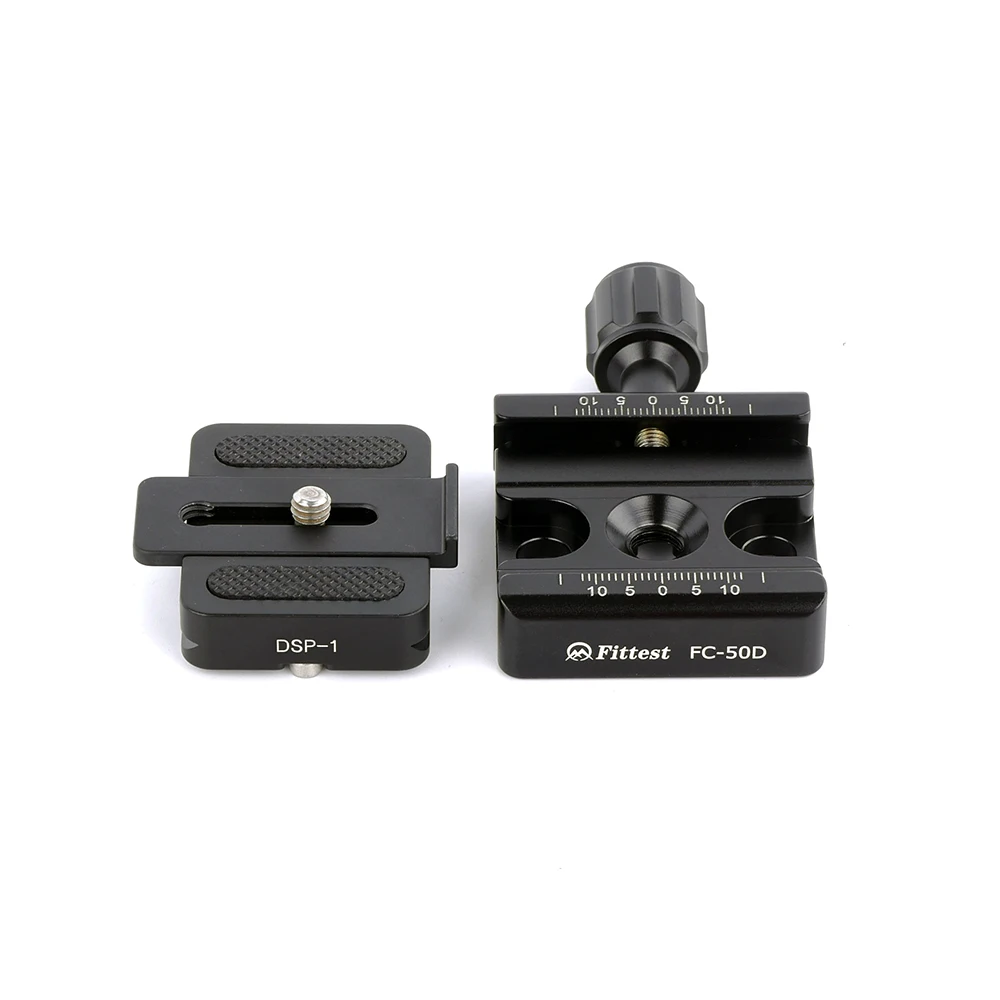 Arca совместимая головка штатива крепление быстросъемный зажим w/ QR пластина