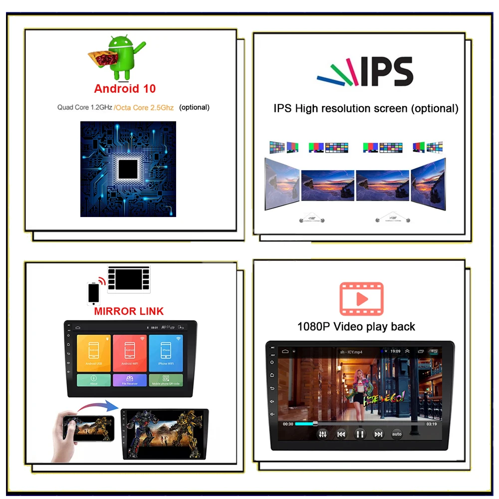 6G 128G 8Core Android 10 360 панорама автомобиль радио GPS навигации SPDIF 4G машинный DVD