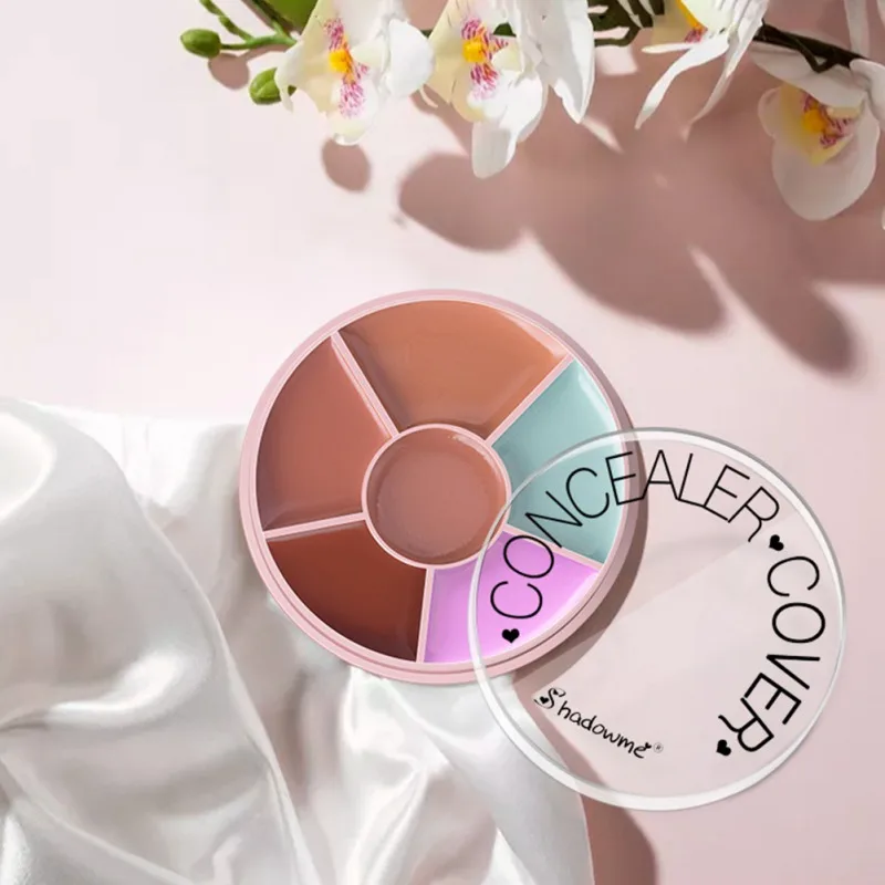 6 color Крем для макияжа лица осветляет цвет кожи покрытие пятен водонепроницаемый