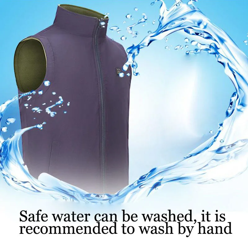 Зимняя уличная куртка унисекс без рукавов с подогревом умные рабочие пальто USB