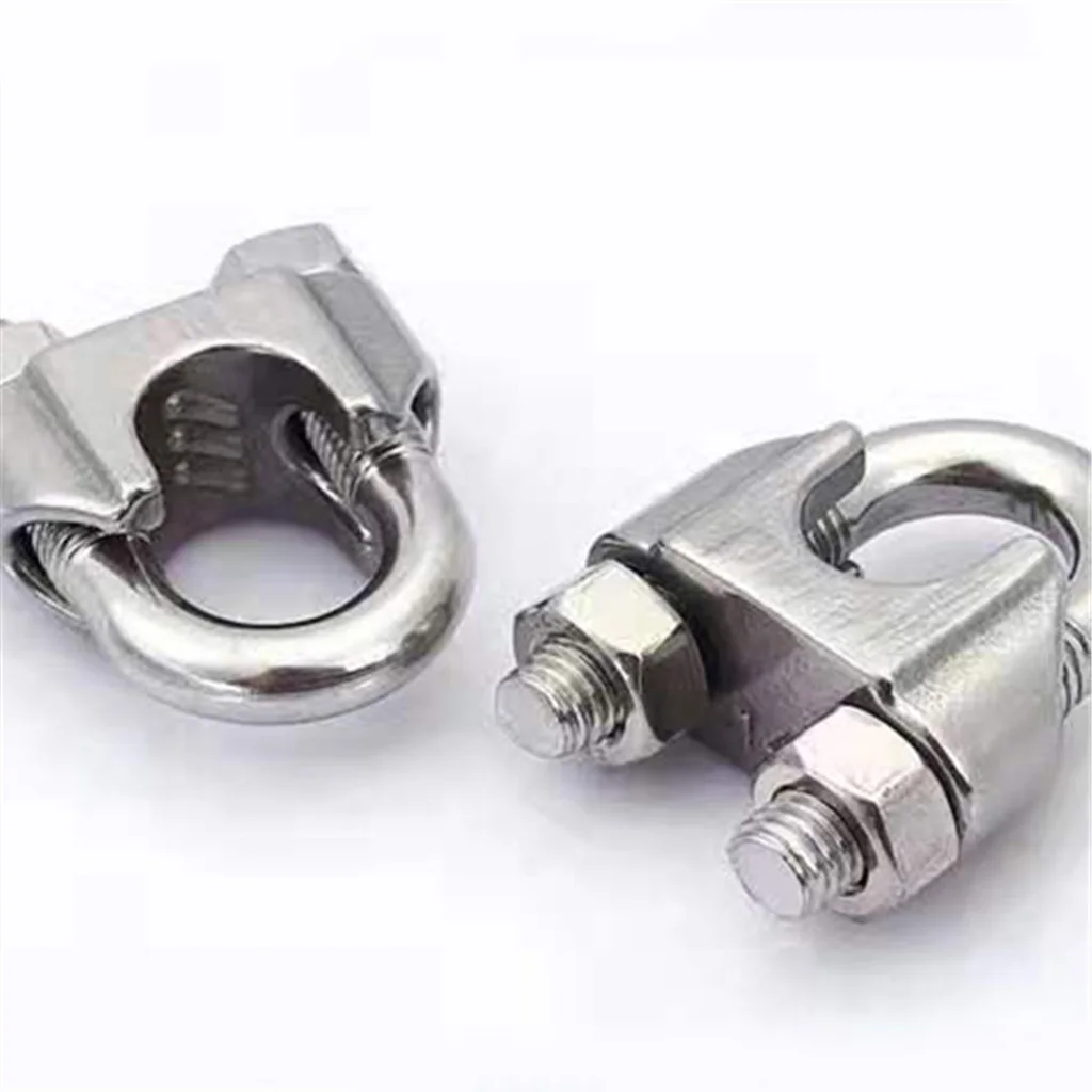 

Stainless Steel U Shape Cable Wire Rope Clip Clamp/Fastener 12mm Cable Wire Rope Clips
