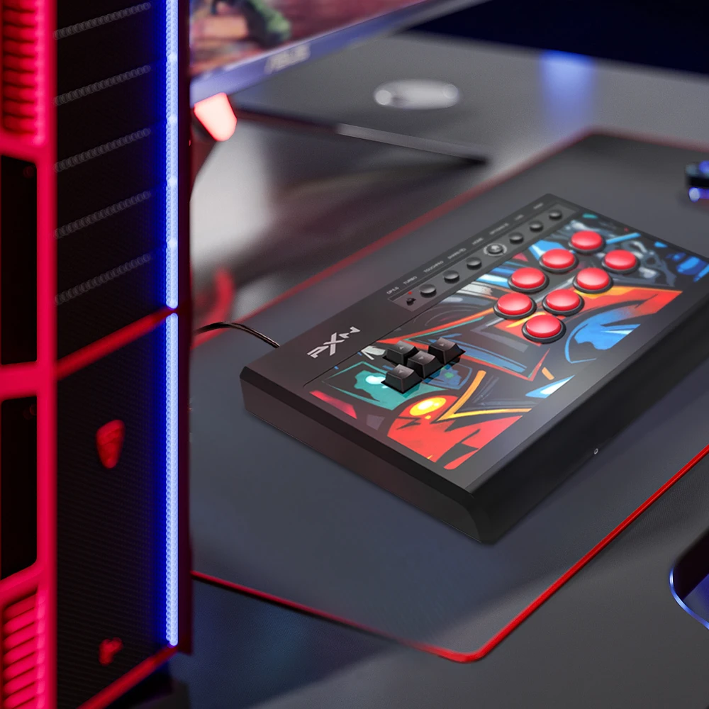 PXN X8 Arcade Fight Stick Joystick PC Game Controller Fighting for PC/Android/PS3/PS4/Switch/Xbox One/Series | Электроника