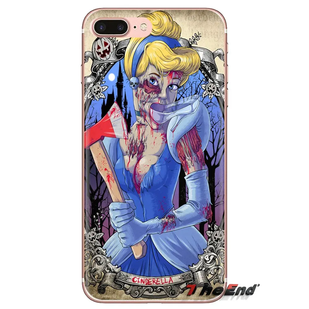 For Samsung Galaxy J1 J2 J3 J4 J5 J6 J7 J8 Plus 2018 Prime 2015 2016 2017 Tattoo Princess Zombies Art Transparent TPU Case Cover |