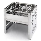 Уличный гриль из нержавеющей стали для барбекю, складной гриль для приготовления пищи, приготовление пищи, пикника, пешего туризма