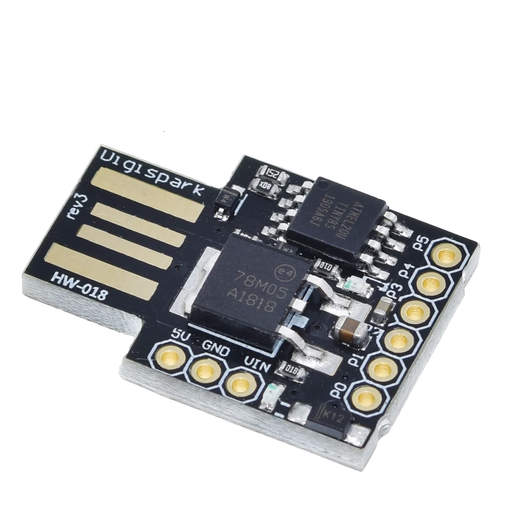 Синий черный TINY85 Digispark Kickstarter микро макетная плата ATTINY85 модуль для Arduino IIC IEC USB
