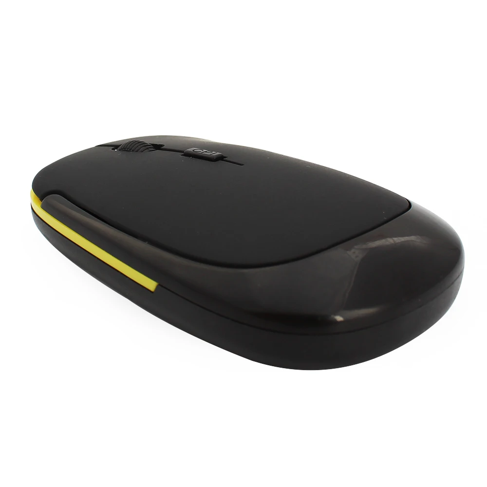 Wireless 2.4G Mouse Ultra-Thin Ergonomic Shape Design Mause 1600 DPI Computer Portable Mice With USB Receiver Gift For Laptop PC |