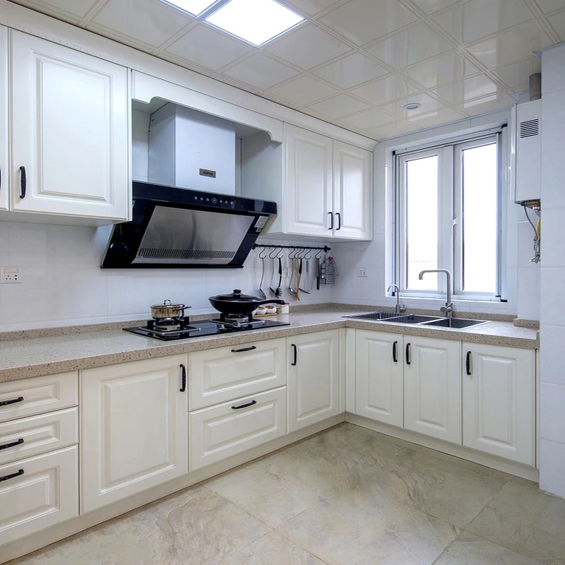 Матовый белый лак современный дизайн кухонный шкаф|white kitchen furniture|white lacquerkitchen furniture