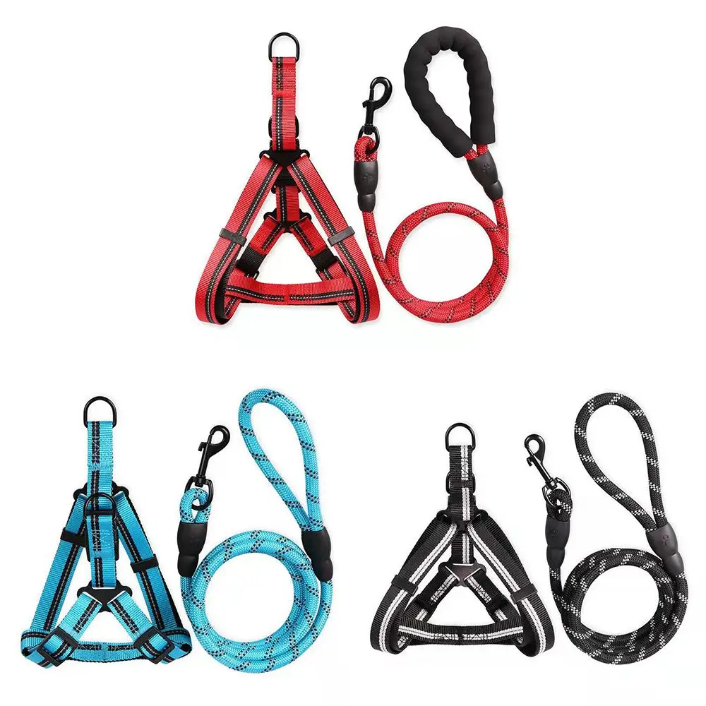 Длинная прочная Светоотражающая Удобная нейлоновая веревка для дрессировки 15 м |