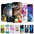 Чехол для Meizu M10, задняя крышка 6,5 дюйма для телефона Meizu M10, мягкий силиконовый бампер, искусственный чехол, Зимний снег, снежинка, Рождество