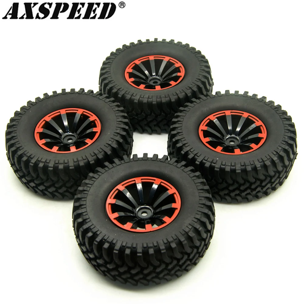 Комплект резиновых и пластиковых колес AXSPEED 1 9 дюйма 100 мм для радиоуправляемых