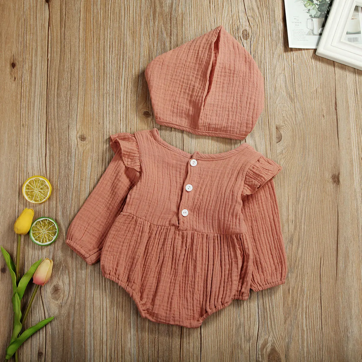 Весенне осенняя одежда для малышей 2020 г. Одежда из хлопка и льна новорожденных