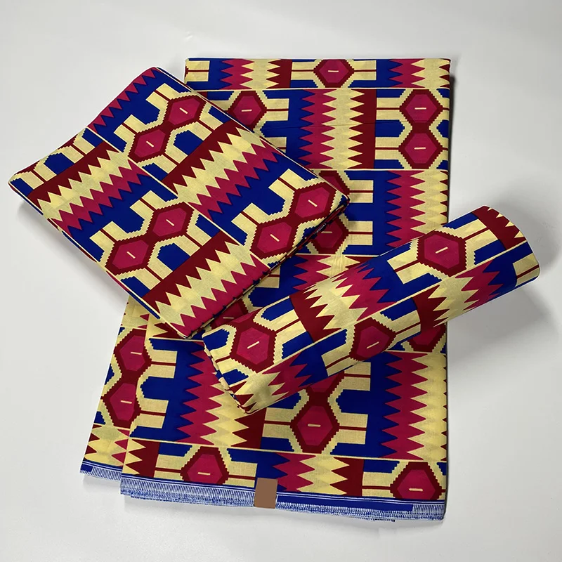 Africa Ankara Prints Batik Kente Fabric Guaranteed Real Wax Party Dress Sewing Tissu Patchwork Craft Diy Loincloth 100% Cotton