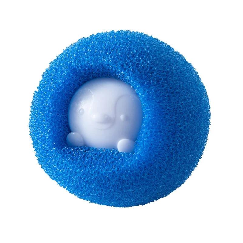 

3Pcs Sponge Hair Removal Laundry Balls Decontamination Washing Machine Washing And Protecting Ball Sticking Hair Cleaning Ball