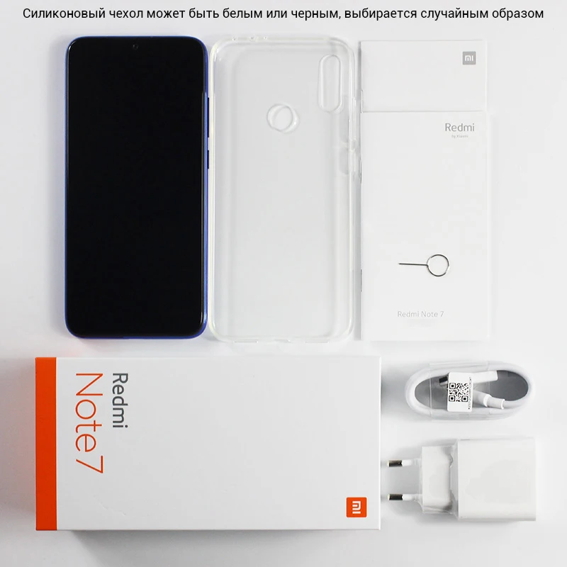 Xiaomi Redmi Note 7 с глобальной версией 4 Гб 128 ГБ Восьмиядерный процессор Snapdragon 660 48 МП