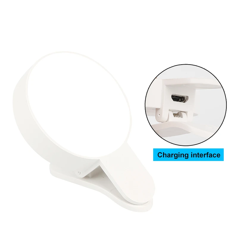 Мобильный телефон селфи кольцо заполняющий светильник Usb кольцевой с зажимом для
