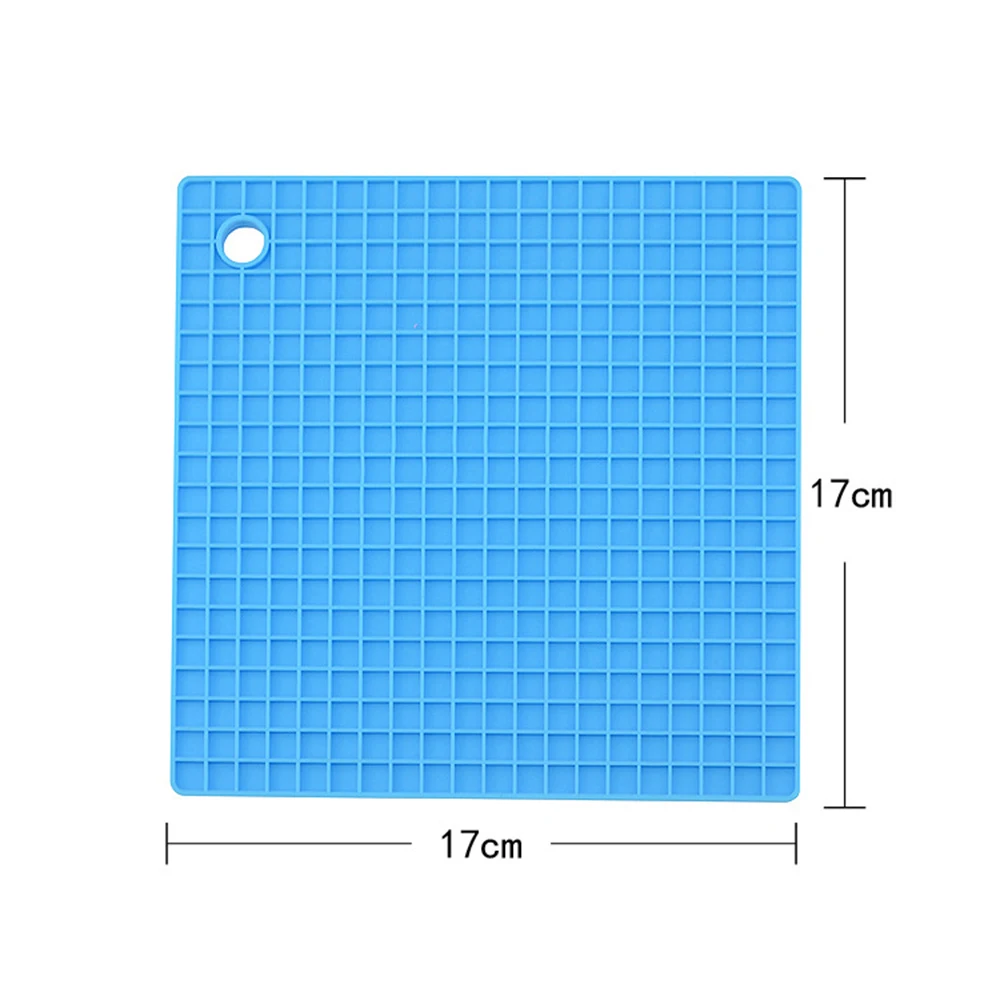 Многофункциональный силиконовый термостойкий коврик нескользящий для