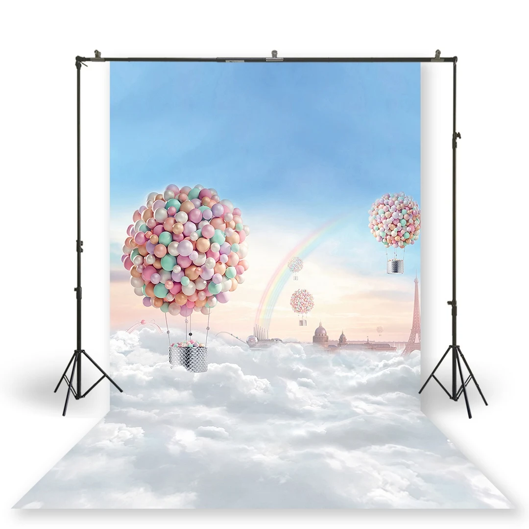 HUAYI фотография фон для новорожденных детей день рождения Студия фото Радуга