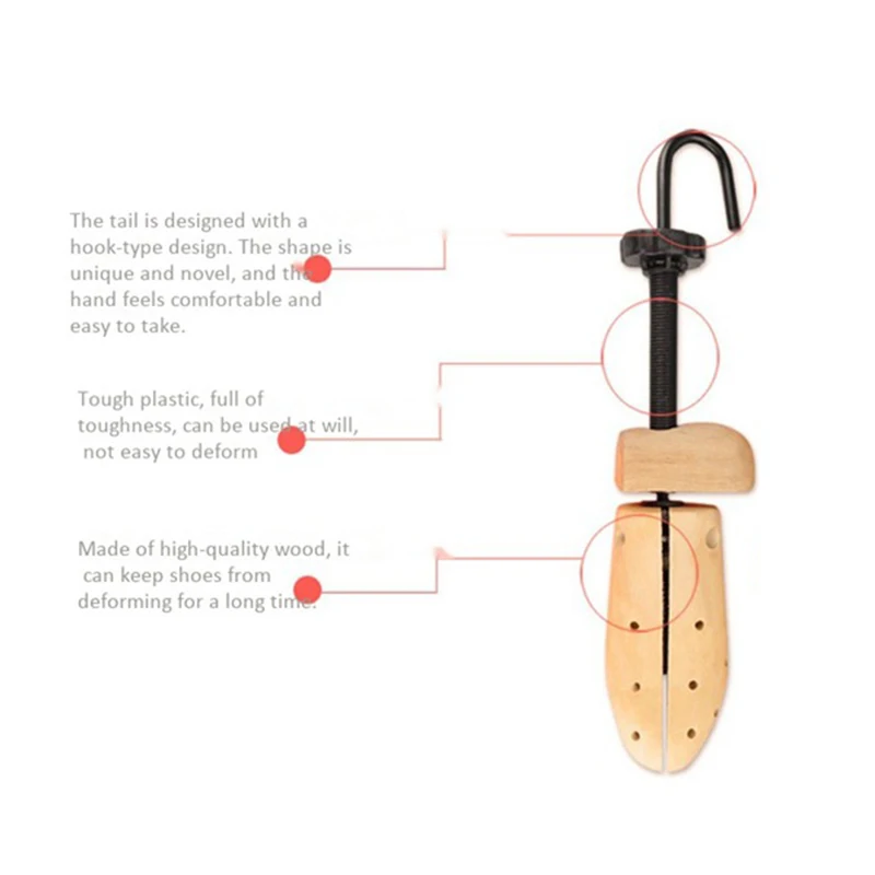 Расширяющаяся подставка для обуви мужчин и женщин на высоком каблуке дерево +