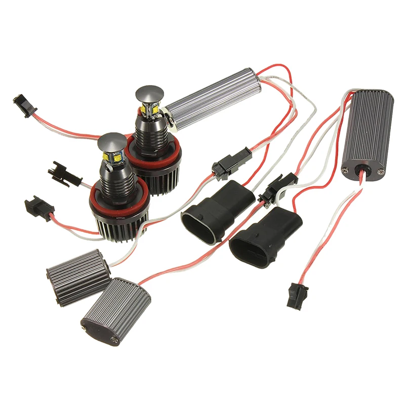 

2X40 Вт H8 ангельские глазки светодиодный автомобильный фонарь Halo Ring фара лампа для BMW E63 E64 E70 E71 E81 E82 E83 E84 E87 E88 E89 E90 E91 E92 E93