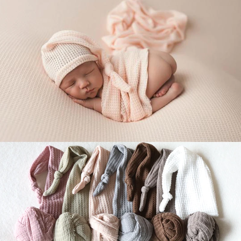 2019 newborn photography props romper+hat kids Wrap set beanie prop shoot for baby boy accessories | Детская одежда и обувь