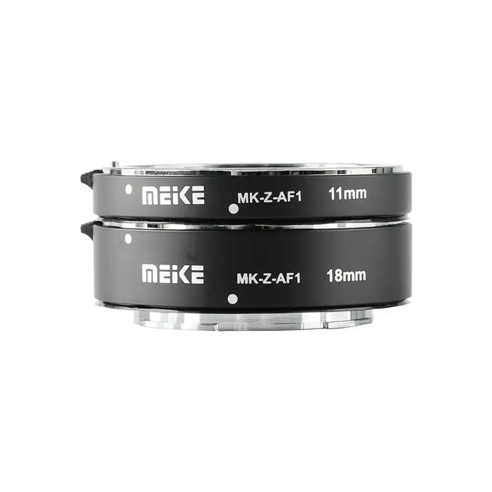 MEKE Meike MK-Z-AF1 Metal AF Macro Extension Tube Auto Focus Adapter ring 11mm 18mm for Nikon Z5 Z6 Z7