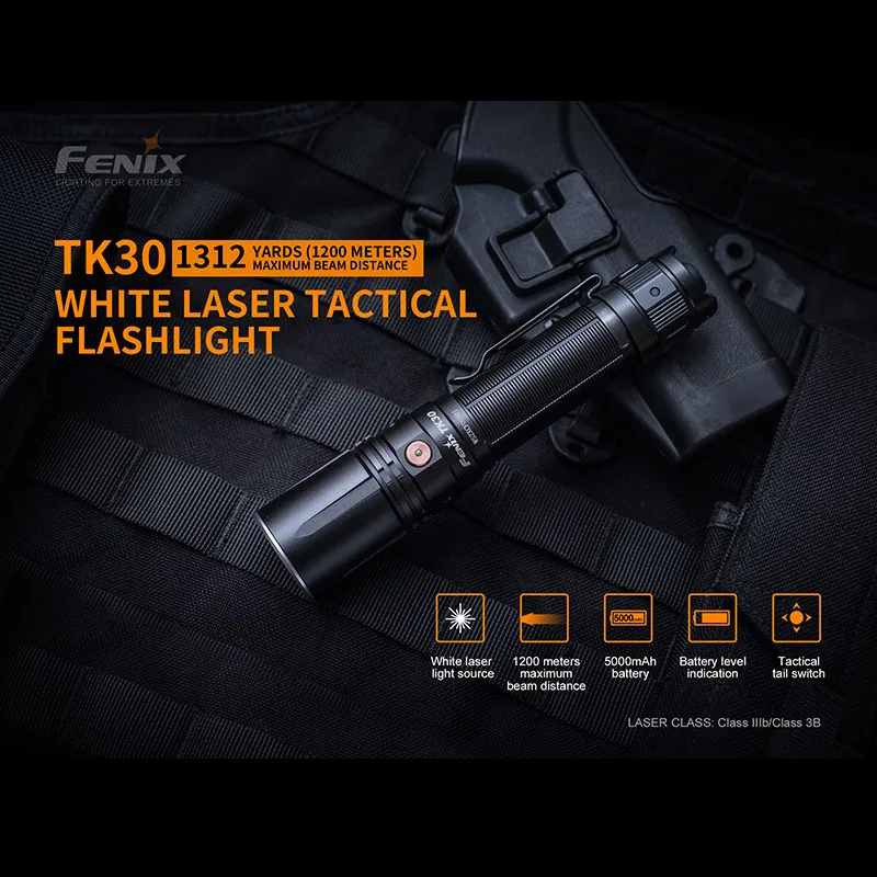 Fenix TK30 новейший 1200 метров максимальный дальность луча высокопроизводительный