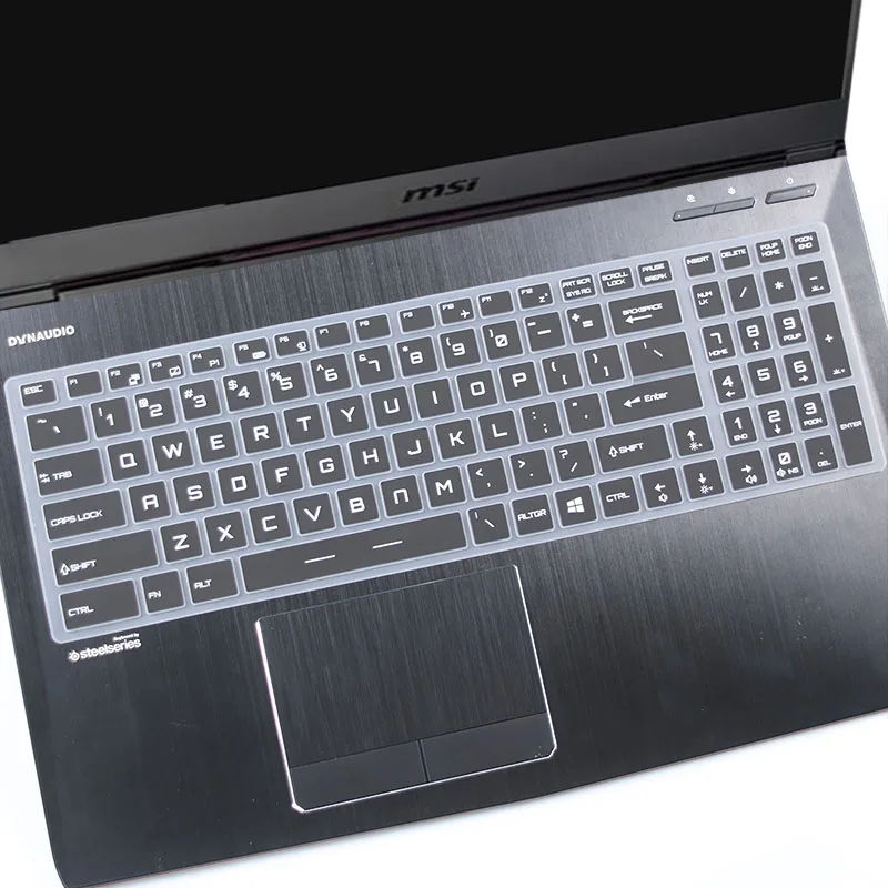 Защитная крышка для клавиатуры ноутбука MSI GL65 GL63 GT76 GS75 GP73 GL73 GE63 GE65 GE73 7RD / Raider/GE73VR 17 3