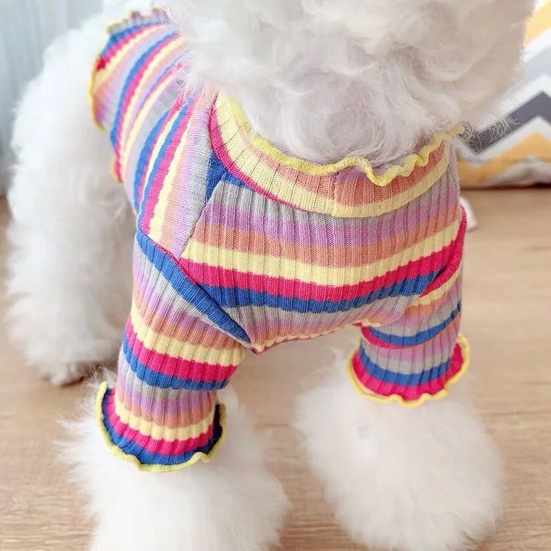 Милая Одежда для маленьких собак и кошек Зимний теплый вязаный свитер щенков