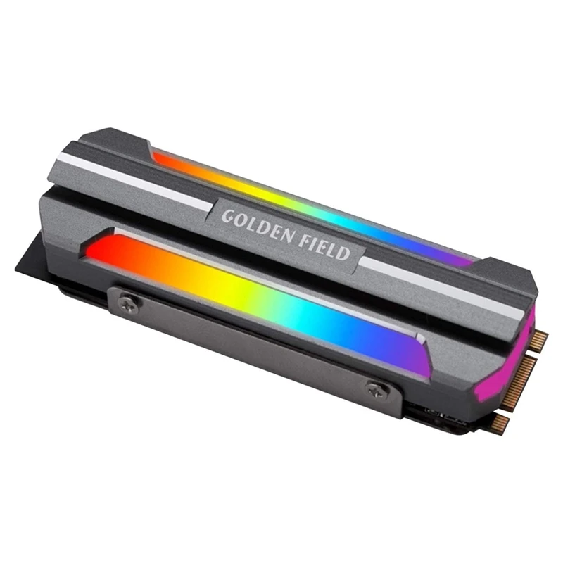 

M2 SSD Heatsink Cooler Vest M.2 2280 ARGB NVME Solid State Disk Hard Drive Radiator Cooling Heat Sink Thermal Pad