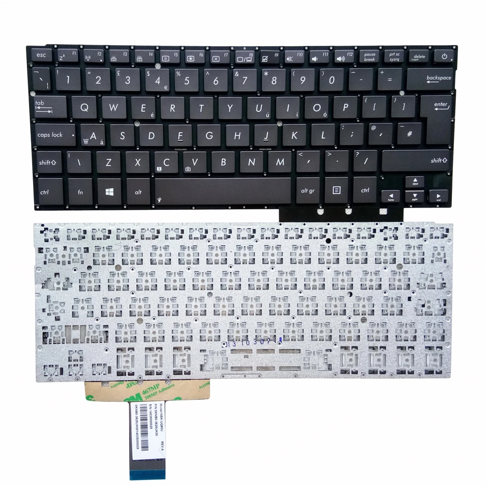 OVY UK Клавиатура для ноутбука ASUS UX32 UX32A UX32L UX32LA UX32LN UX32V UX32VD p/n: 0KN0-MY1UK23 0KNB0-3625UK00 9Z.N8JBU.60U |