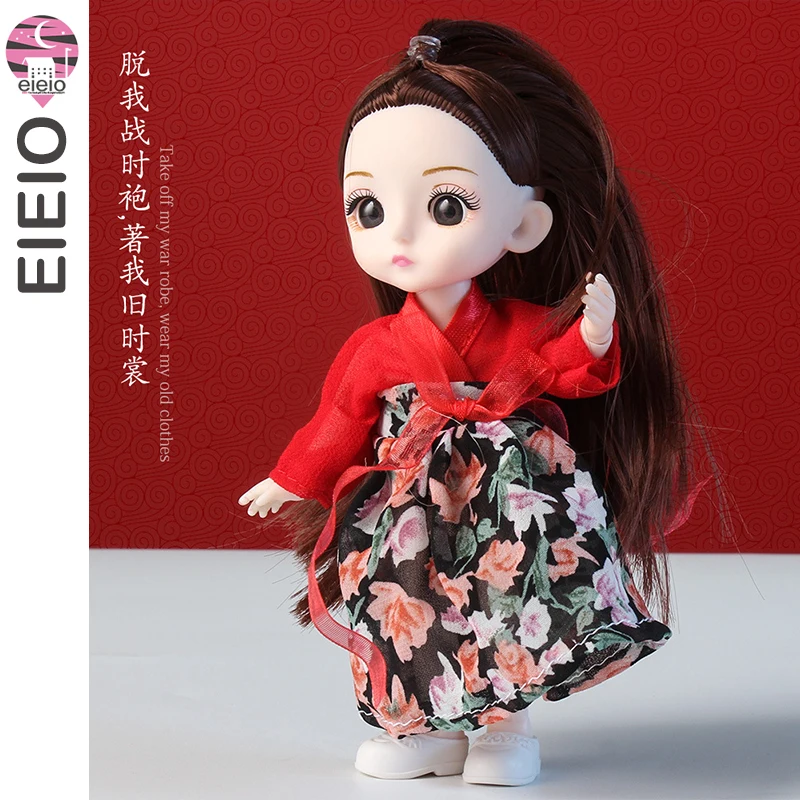 Девушки Платье Стиль 16cm Куклы 1 / 12 Bjd Древние Костюмы Каваи Мягкие интерактивные