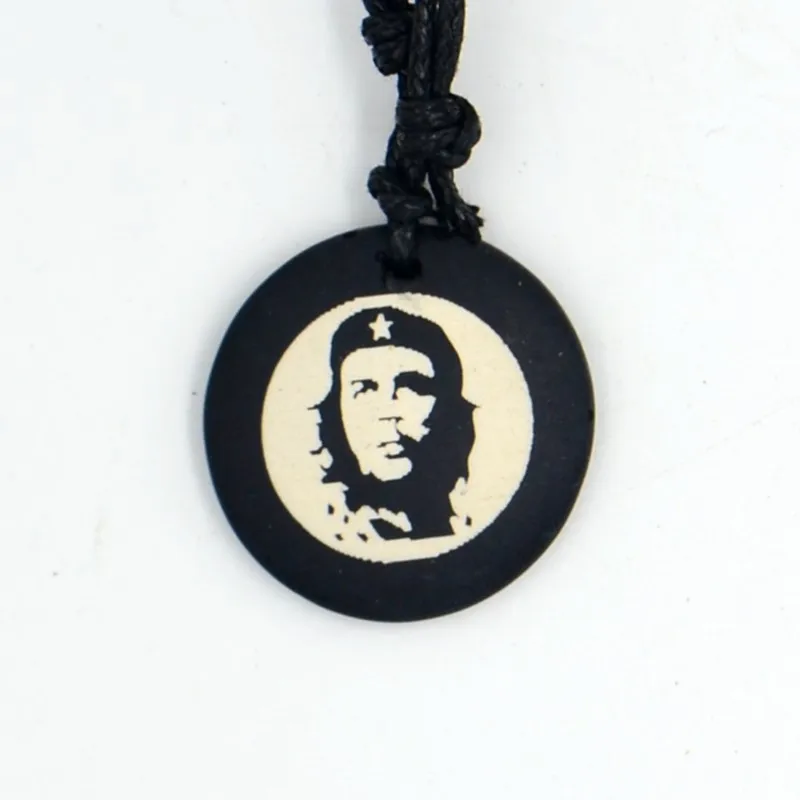Che Guevara резьба по костям из смолы Амулет подвеска счастливый подарок Племенной