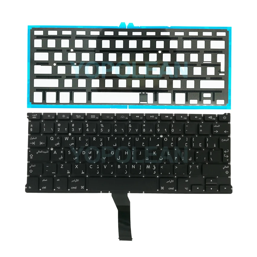 3 шт Новый арабский клавиатура с подсветкой для Macbook Air 13 &quotA1466 A1369 2011 2017