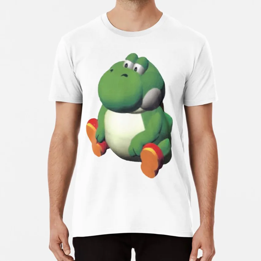 Белый Beeg Yoshi футболка beeg yoshi большая сидящая там дунки - Цвет: Белый