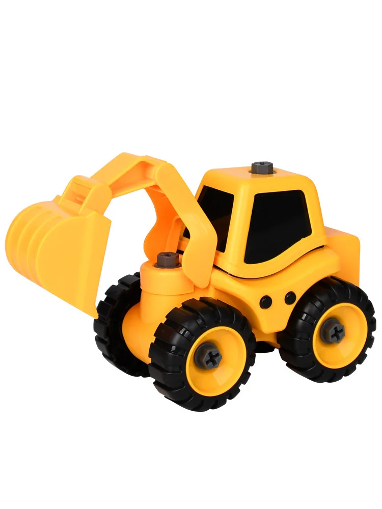 

ABS Baby Removable Assembly DIY Tools Children's Puzzle Disassembly Engineering Car Play Set Dump truck, mixing truck bulldozer