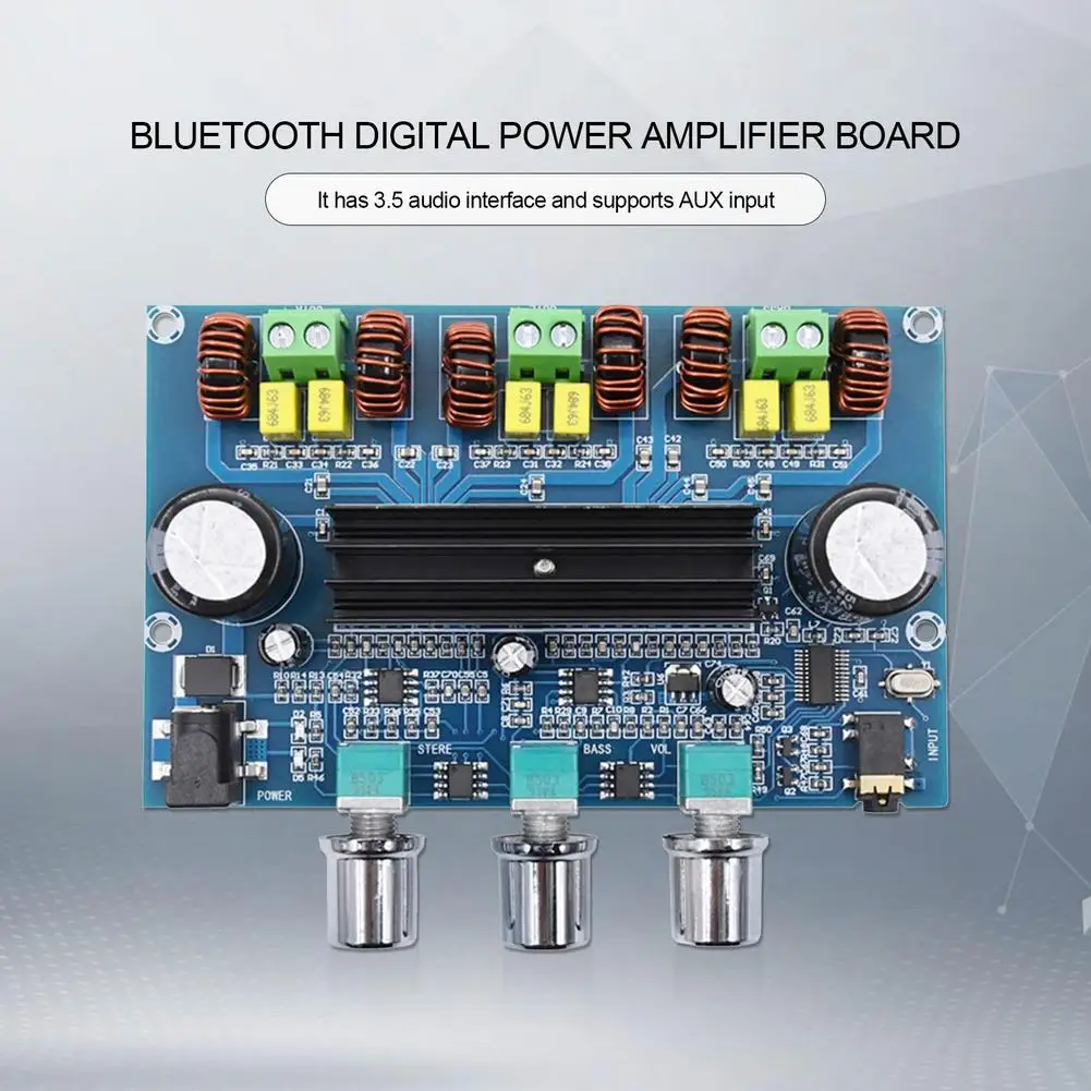 2*50 Вт + 100 Bluetooth-совместимый 5.0 усилитель мощности сабвуфера плата канал TPA3116 аудио