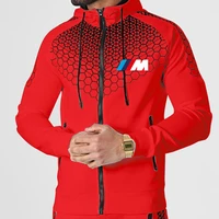 2021fashion brand spring autumn sports sweatshirt outdoor casual harajuku for bmw m hoodies zipper cotton motorcycle sweatshirts