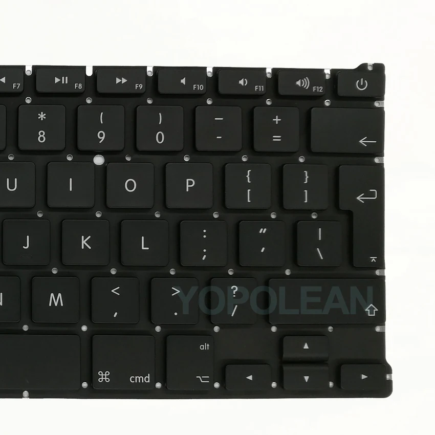 Новинка клавиатура A1369 A1466 для Macbook Air 13 дюймов с подсветкой английская раскладка 5