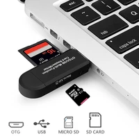usb 2 0 sd card reader micro sd to micro usb otg adapter for sdhcsdxcsdmmc multi function 2 in 1 usb sd card reader