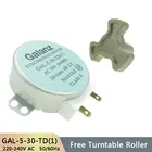GAL-5-30-TD(1) AC30V 5060 Гц Микро Поворотный синхронный мотор лотка для микроволновой печи аксессуары запасные части муфта сердечника